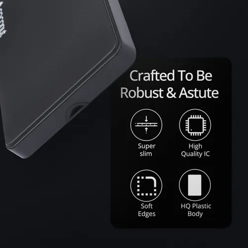 Coconut SC11 2.5 Inch HDD Sata Casing USB 2.0 | Strong Aluminium Encloser Body Sata Case with Soft Edges, Ideal Quality IC & PU Leather Pouch